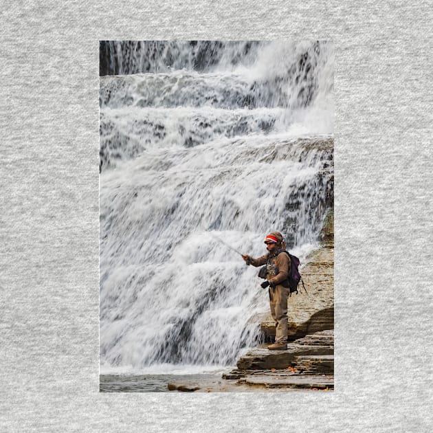 Fly Fishing at the Falls by jforno